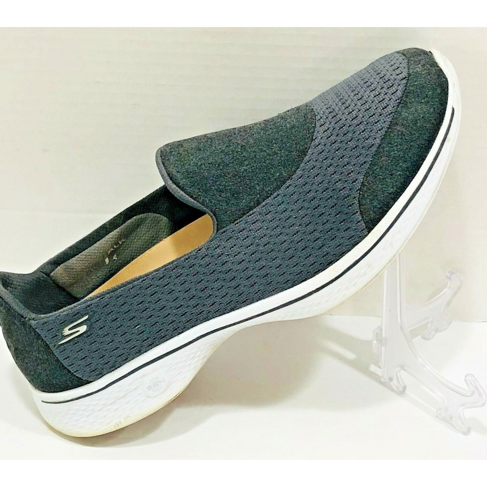 Skechers Womens Go Walk Shoes Gen 5 Gray Mesh Slip-On Comfort Sneakers Size‎ 11